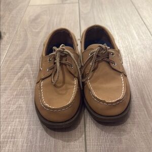 Sperry Kids' Tan Leather Boat Shoes